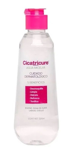 Cicatricure Agua Micelar Cuidado Dermatológico 200ml