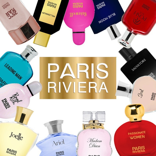 Kit De 6 Perfumes Paris Riviera 100ml Edt - A Escolha