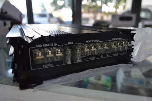 Imagen 5 de 5 de Amplificador Carbon Audio 4 Canales 1200w