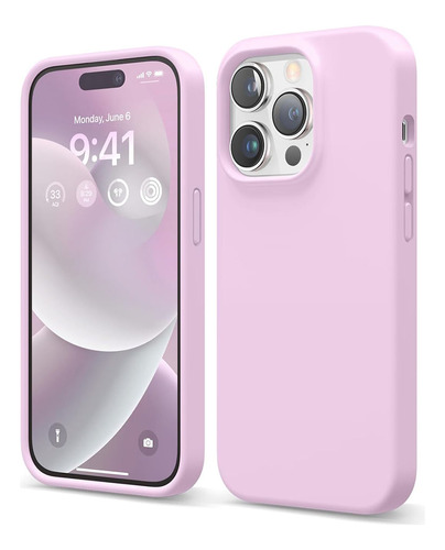 Case Para iPhone 14 Pro, Amortiguador De Choques, Lila