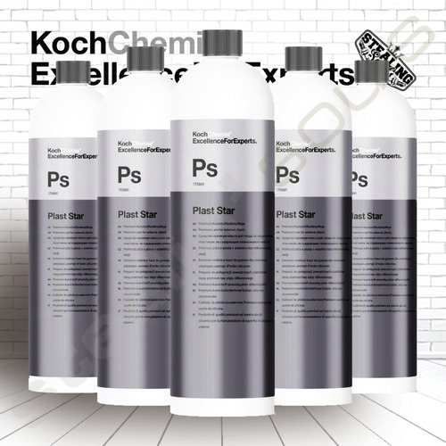 Imagen 2 de 10 de Koch Chemie | Ps | Plast Star | Acondiciona Plasticos | 1ltr