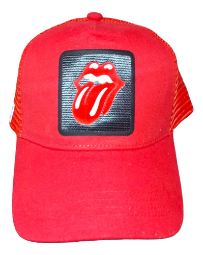 Gorra Trucker Premium The Rolling Stones Lengua Parche