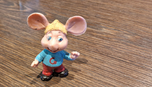 Muñeco Topo Gigio. Remera Azul. Emblemático. (Usado)