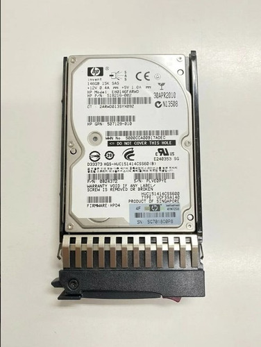 Hp 146gb 15k Sas 2,5 Eh0146farwd / Eh0146fcbvb / Eh0146fawjb