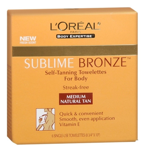 L'oreal Paris Sublime Bronze Autobronceador Toallitas 6 Unid