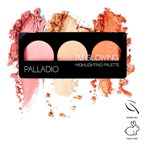 Paleta Iluminadora I'm Glowing X4.5g Palladio