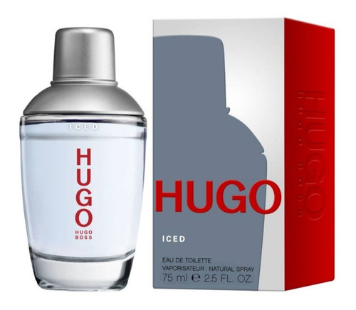  Perfume Hombre Hugo Iced Edt 75ml