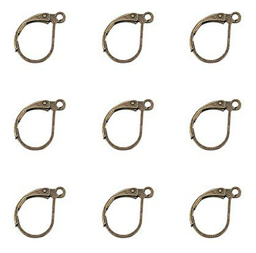 Ganchos Bronce 10pcs Para Aretes, Bisutería.