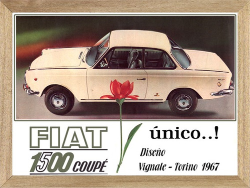 Cuadro Decorativo Auto Fiat 1500  L247