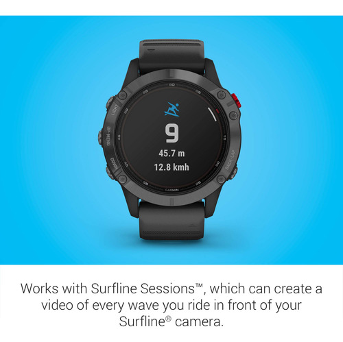 Reloj Garmin Fenix 6 Pro Solar Multisport Con Gps, Color Gri