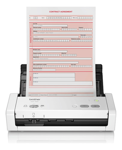 Escáner Departamental Brother Ads-1200 Compacto + Adf