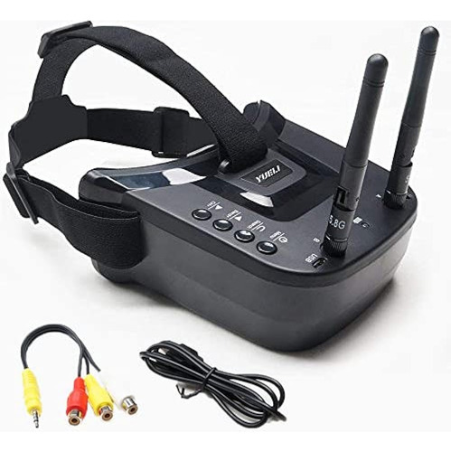 Yueli Fpv Goggles Vr009 Auriculares De Video 5.8g 40ch Hd 3 