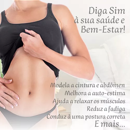 Cinta Modeladora Abdominal Feminina Afina Cintura Compresão