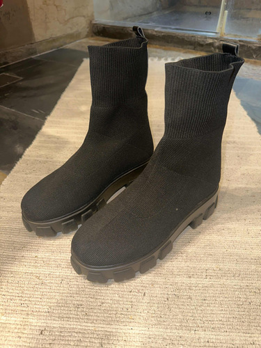 Botas Botines Dama Tela Talla 40 Tipo Balenciaga