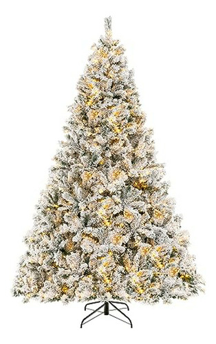 Árbol Navidad Blanco 8ft Pre-iluminado 3minutos