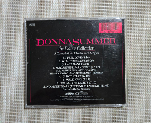 Donna Summer The Dance Collection Cd Edición Limitada (Usado)
