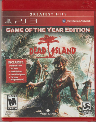 Dead Island Ps3 / Original Mídia Física / Novo Frete Grátis