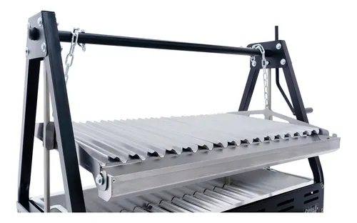 Hobby Grill Asador De Carbón Pampa Ii Elite Empotrable Color Negro