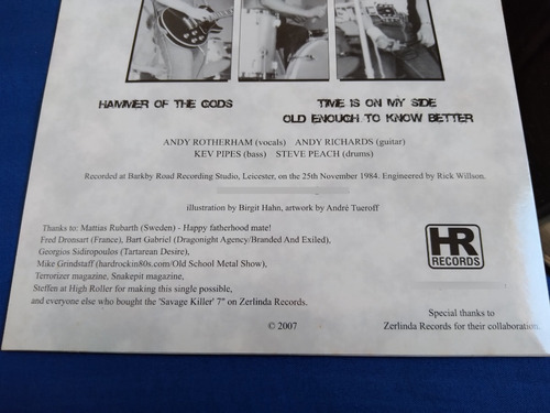 Compacto Burner - Hammer Of The Gods (witchfynde, Tygers)
