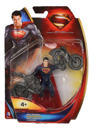 Mattel Man Of Steel Superman Motorrad 3.75 Figure