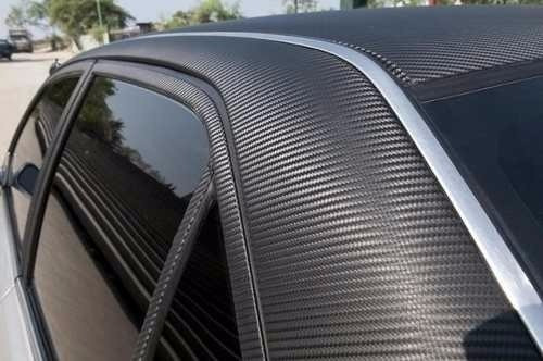 Imagen 2 de 4 de Vinilo Tipo Fibra De Carbono 3d