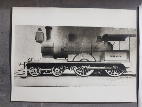 Imagen 4 de 5 de Ferrocarril Antiguo Locomotora 10 Fotos. 1 Lamina. 51607.