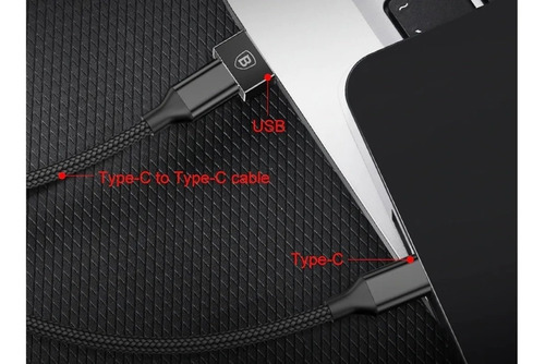 Adaptador Usb Macho Para Type-c Fêmea Original Baseus