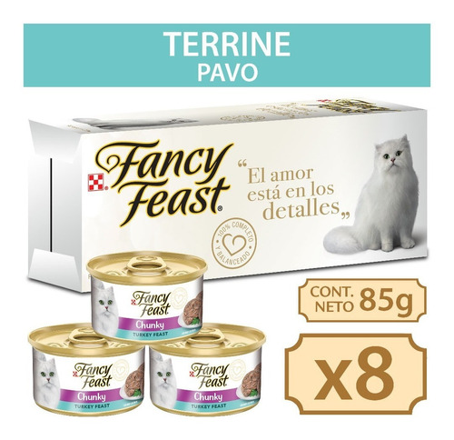 Alimento Húmedo Para Gato Fancy Feast® Terrine Con Pavo 85g