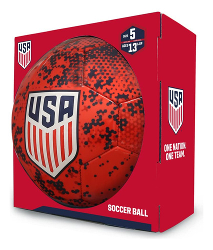 Balón De Fútbol Solar Rojo Tamaño 5 Producto Us Soccer