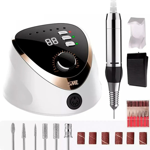 Torno Profesional Uñas Pedicura Manicura 35000 Rpm Pedalera