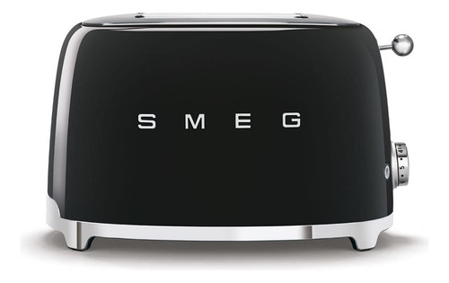 Smeg Tostadora Retro De 2 Rebanadas (negro) Color Negro