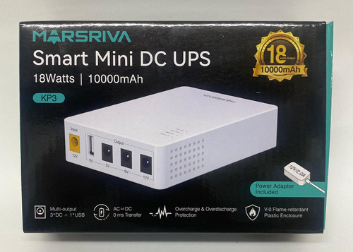 Marsriva Mini Dc Ups Inteligente 