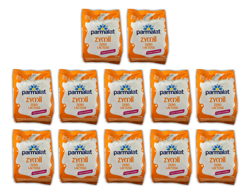Kit 12 Un Leite Em Pó Integral Zymil Parmalat S/lactose 300g