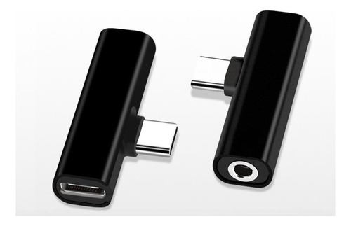 Adaptador Audio Carga Hub Usb C Jack 3.5mm Audifonos