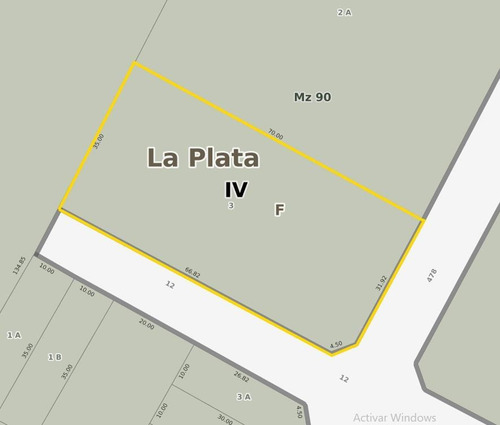 Imagen 4 de 5 de Terreno En Venta En City Bell Calle 12 Esq 478 Dacal Bienes Raices
