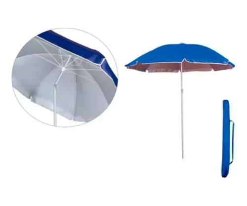 Sombrilla Jardin Playa Camping 2m Parasol Importador Gtp