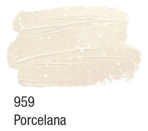 Tinta Cintilante Acrilex 100ml - Acab.fosco/efeito Brilho Cor 959-porcelana