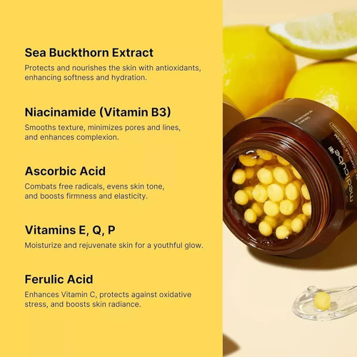 W Medicube Deep Vitamin C Cápsula Dourada Hidratante Facialh