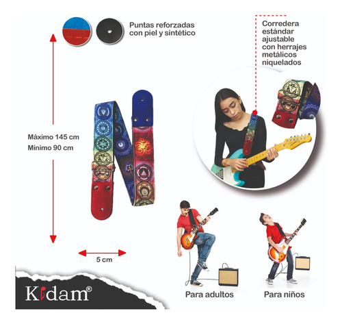 Strap Kidam Chakras Color Multicolor