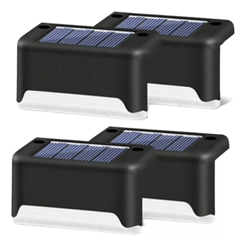 Luces Para Escalera Led Solar Ecológicas (4 Unidades)