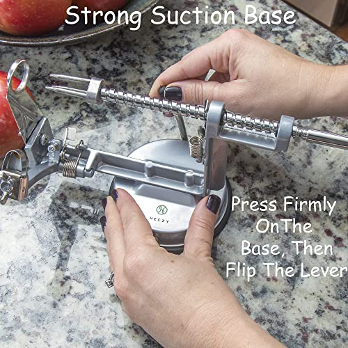 Pelador De Manzanas Heczy - Ajustable, Con Funcin De Espiral
