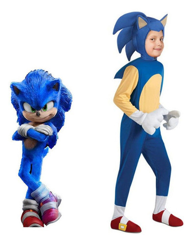 Halloween Hedgehog Sonic Cosplay Disfraces Para Niños