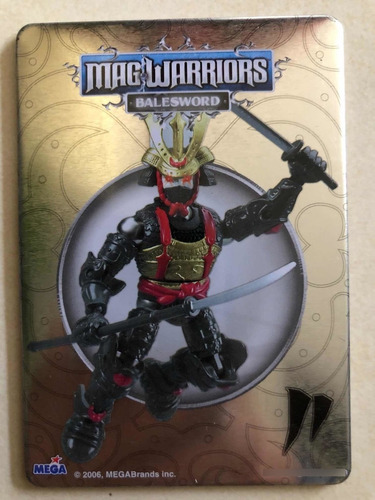 Mag Warriors Balesword Tarjeta Metalica De Colección