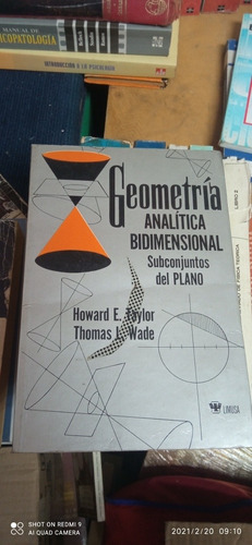 Geometría Analítica Bidimensional. Howard Taylor Y Wade