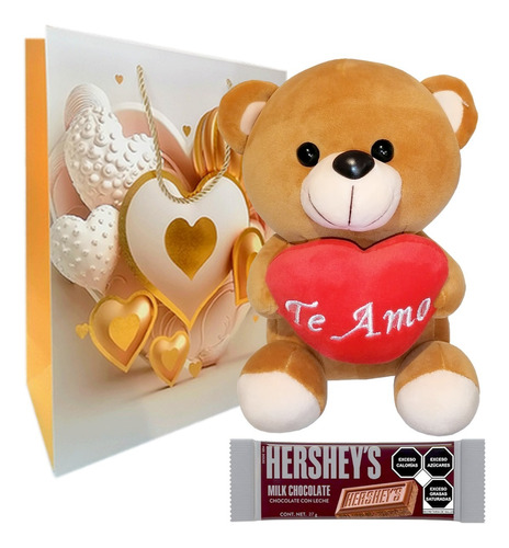 Oso De Peluche Café Chocolates Bolsa De Regalo Novia Mujer