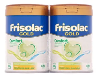2 Pza Fórmula Para Lactantes Frisolac Gold Comfort Con 2 Lat