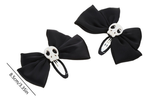 Pinzas For El Pelo Con Forma De Lazo (bk) Con Adornos Para