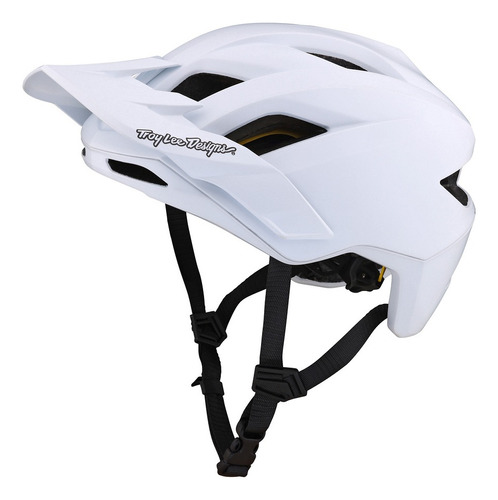 Casco De Ciclismo Troy Lee Designs Flowline Flowline Helmet Orbit White No Aplica Blanco Xl/2x