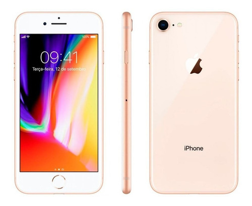 iPhone 8 64 Gb Color Oro , Liberado, A Meses Sin Intereses, Envio Inmediato. (Reacondicionado)