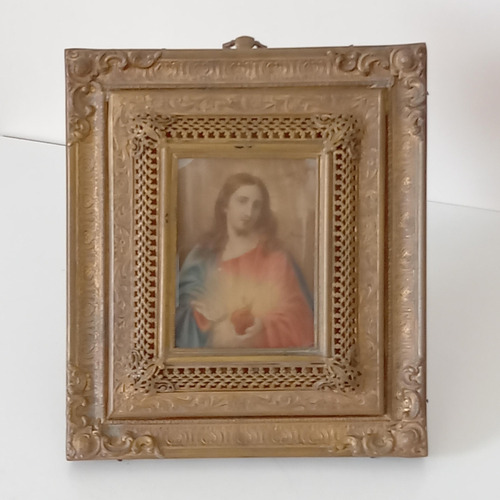 Portarretratos Italiano Sagrado Corazón De Jesús
